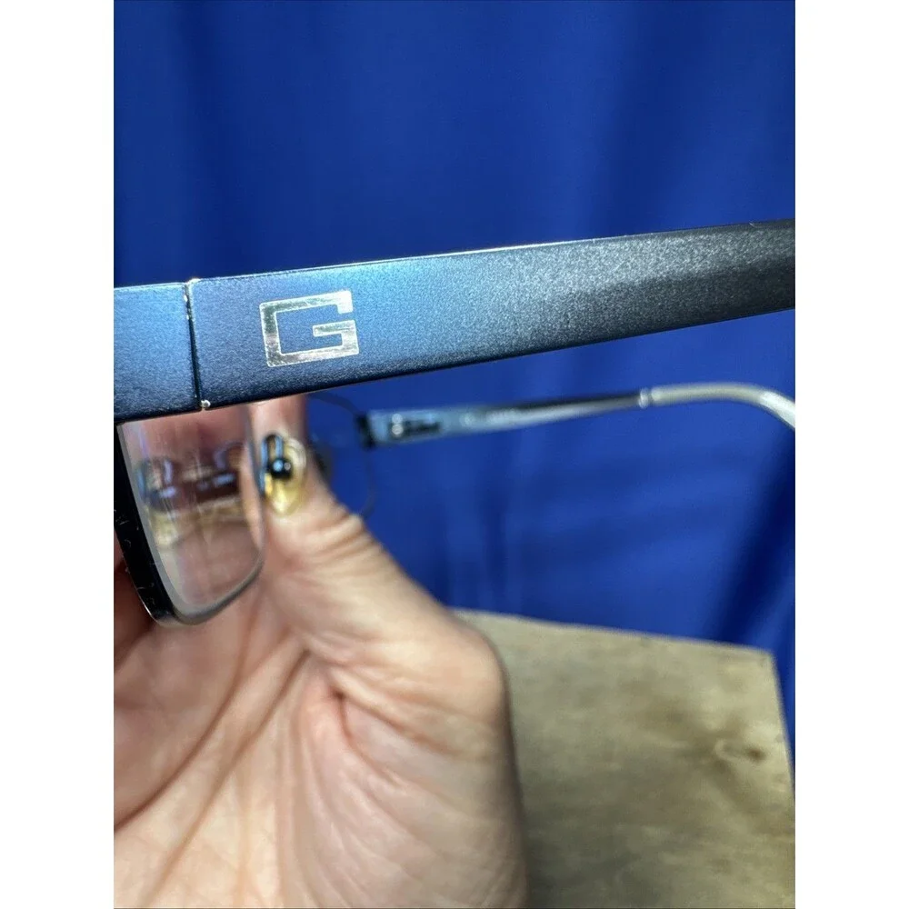 Guess Eyewear GU 1768 Blue 54🔳 17-140 Full Rim Eyeglasses Frame Only Y2K W/Case
